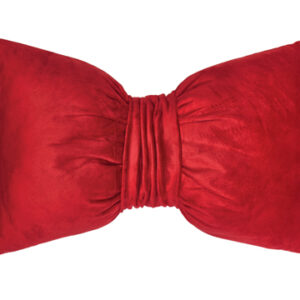 Holiday Red Bow Cushion
