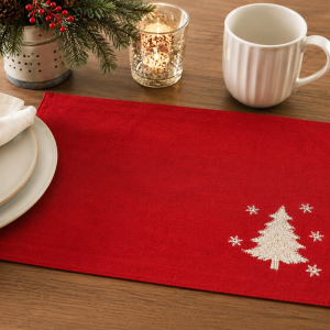 Alternative view of Golden Snowtree Placemat 13x19"