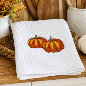 Alternative view of Pumpkin Waffle Kitchen Towel 20X28"