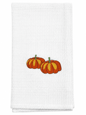 Pumpkin Waffle Kitchen Towel 20X28"