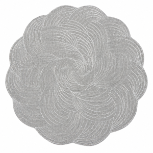 Silver Swirl Placemat 16"