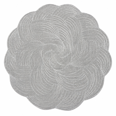 Silver Swirl Placemat 16"