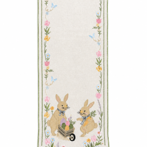 Bunny Blossom Table Runner 14x72"