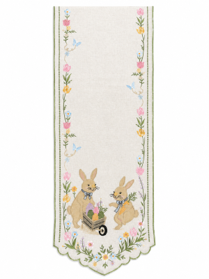 Bunny Blossom Table Runner 14x72"